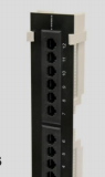 121-31V18012L NORDEN Category 6 UTP Vertical Patch Panel Loaded 12 Port