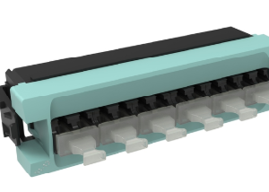 760242975 COMMSCOPE InstaPATCH® 360, LazrSPEED® SYSTIMAX 360 Distribution Panel 12 LC Aqua iPatch Ready