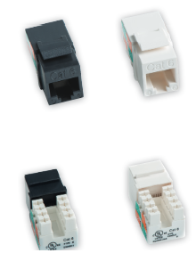 TL-JHC6U TECHLOGIKS  RJ45 CAT6 Unshielded 90 Degree  Keystone Jack-WT (For  Face plate)